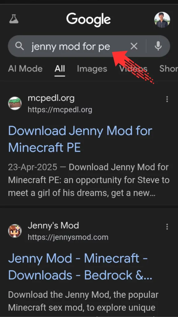 Choose any tursted paltform for downloading Jenny mod
